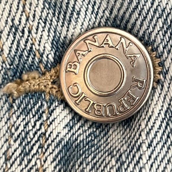 Banana Republic Jeans Jacket oversized light wash M - Picture 7 of 11